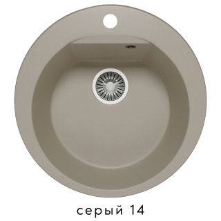 Мойка кухонная Polygran ATOL-520 серый 627437